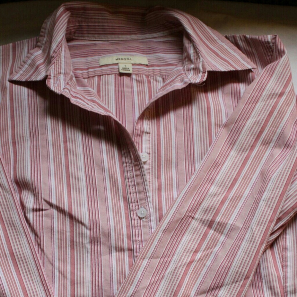 Merona Striped Button Down Shirt