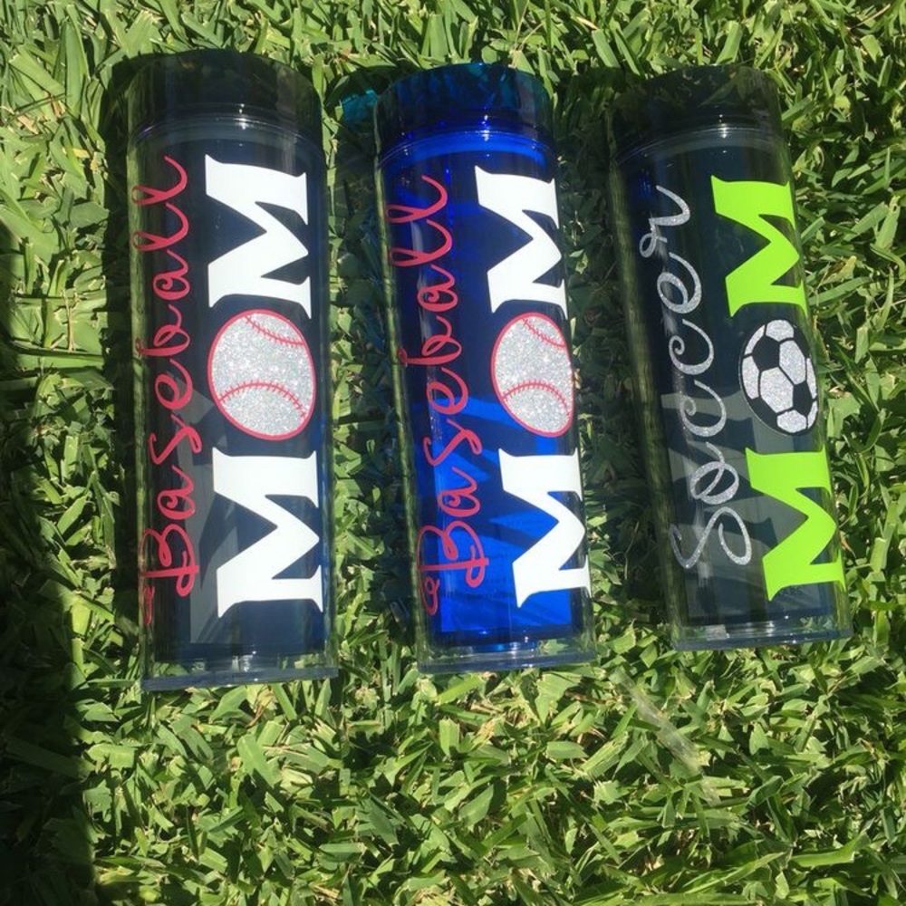 Softball mom custom Tumbler