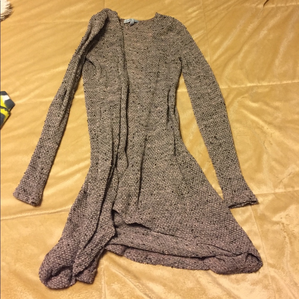 Brown cardigan