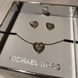 Michael Kors Necklace and Earrings Set