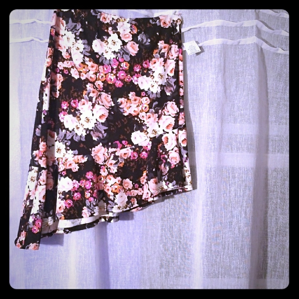 High Low Skirt Flora