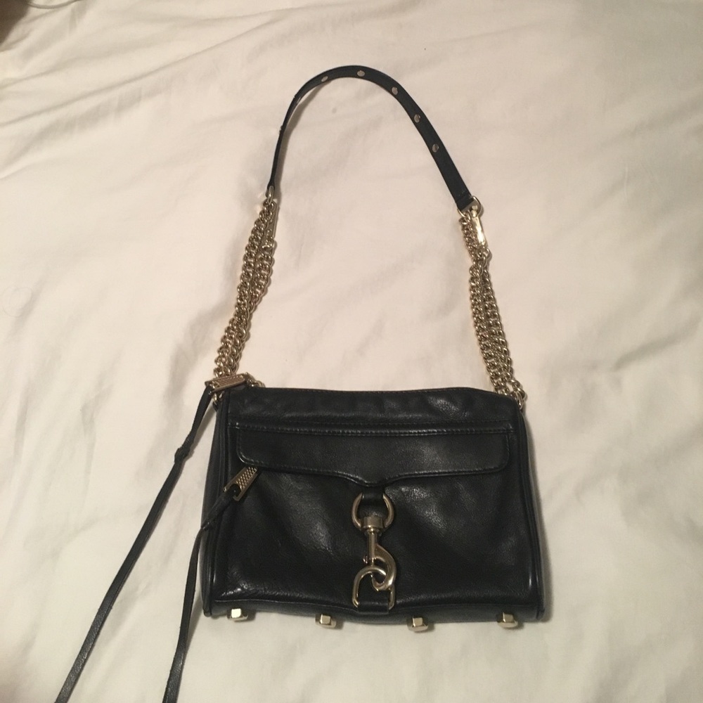 Rebecca Minkoff Mac Mini (black/gold)