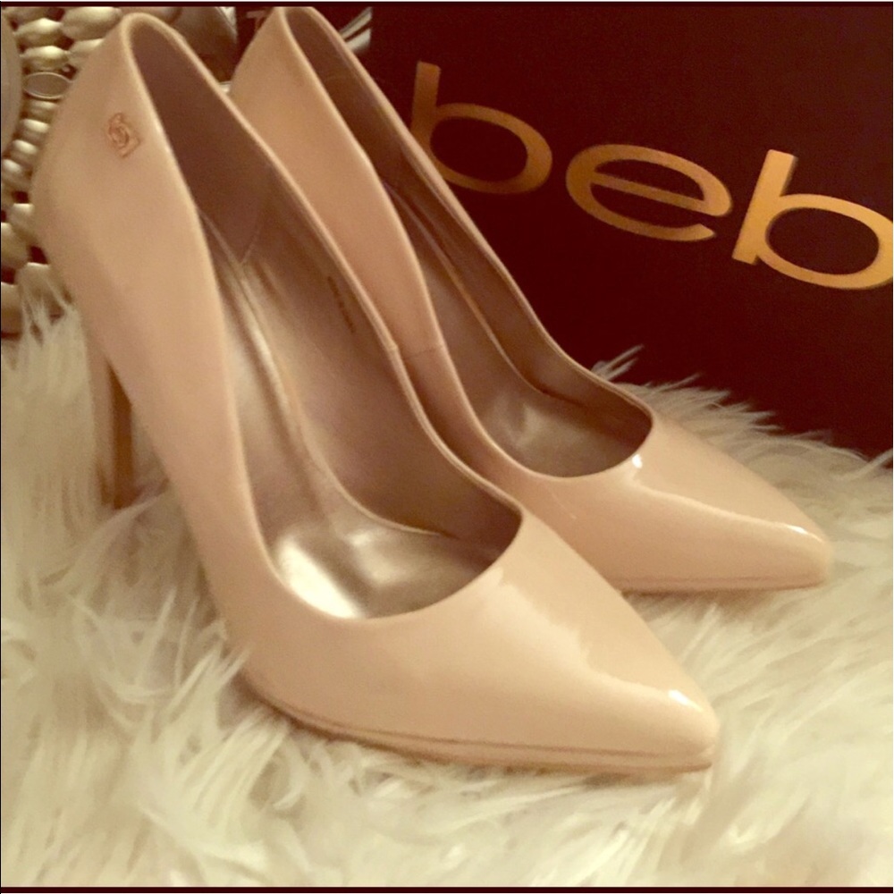 Bebe patent pumps