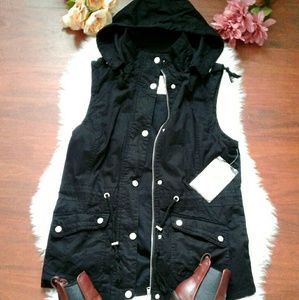 New YMI Cargo Vest Detachable Good