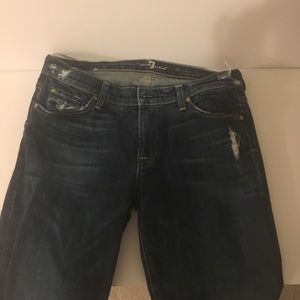 7 for all mankind slim cigarette destroyed