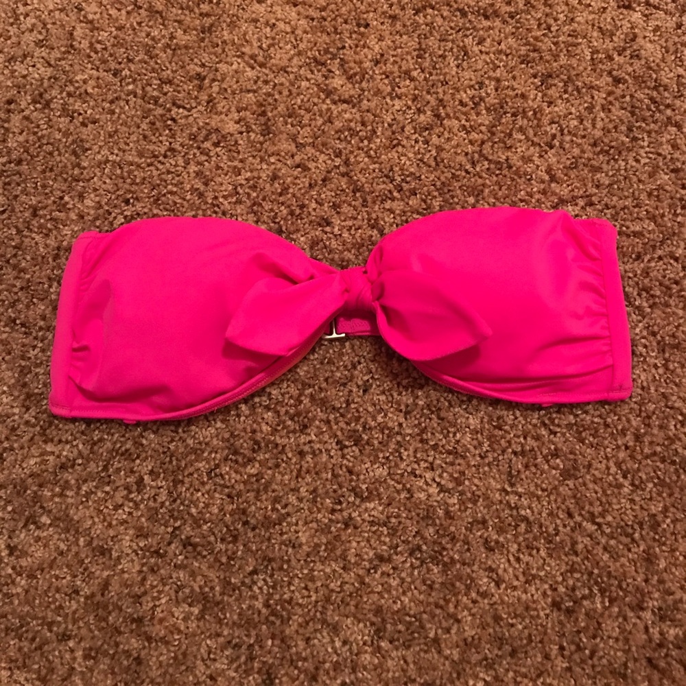 hot pink bikini top
