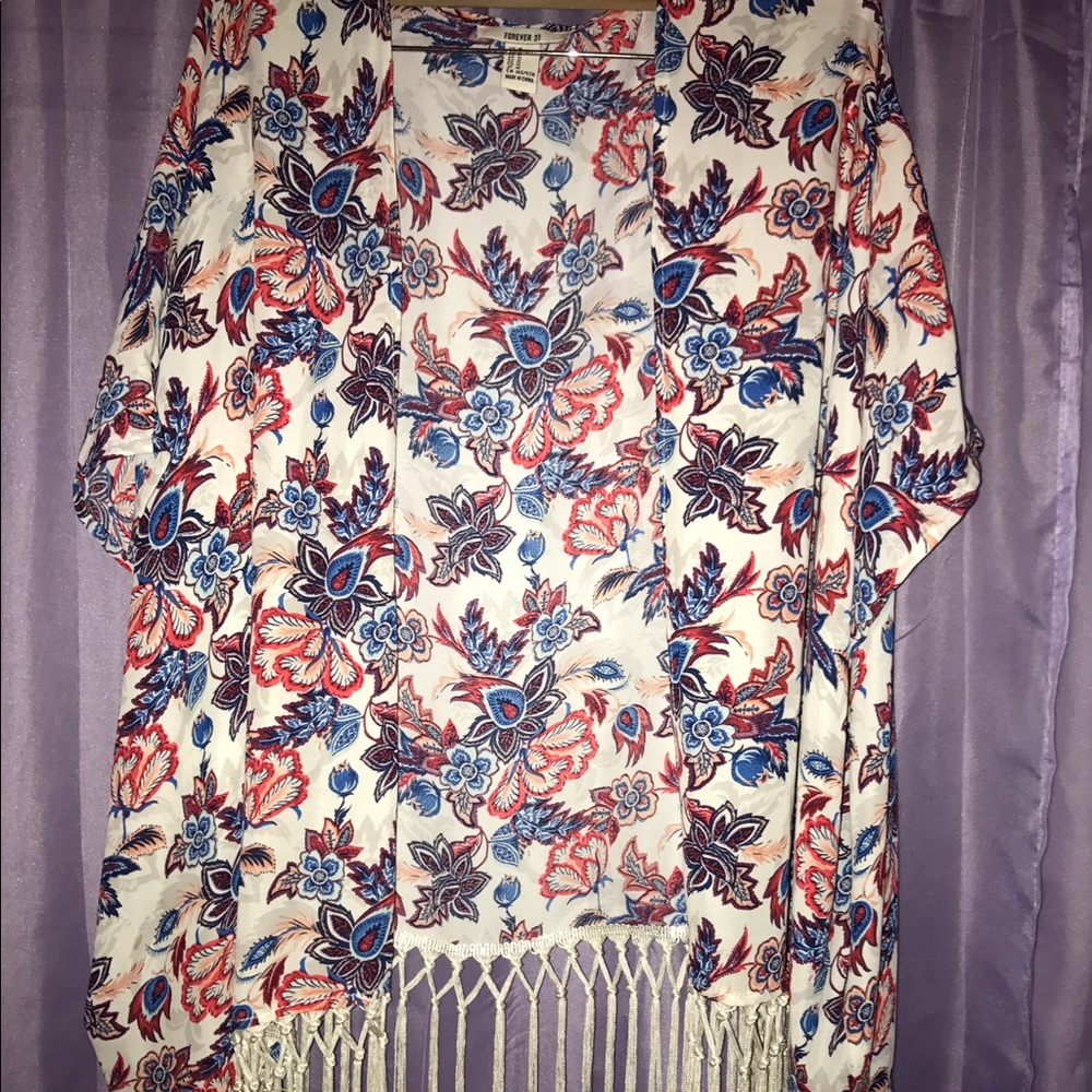 Forever 21 Flower shawl