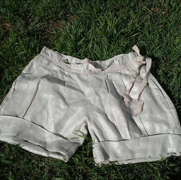 Offers❤Sandro Cream Shimmer Shirts - Picture 2 of 8