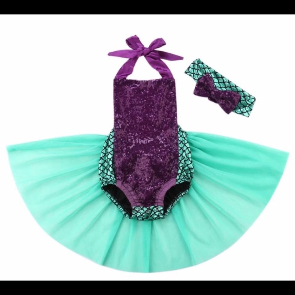 Mermaid baby/ toddler outfit