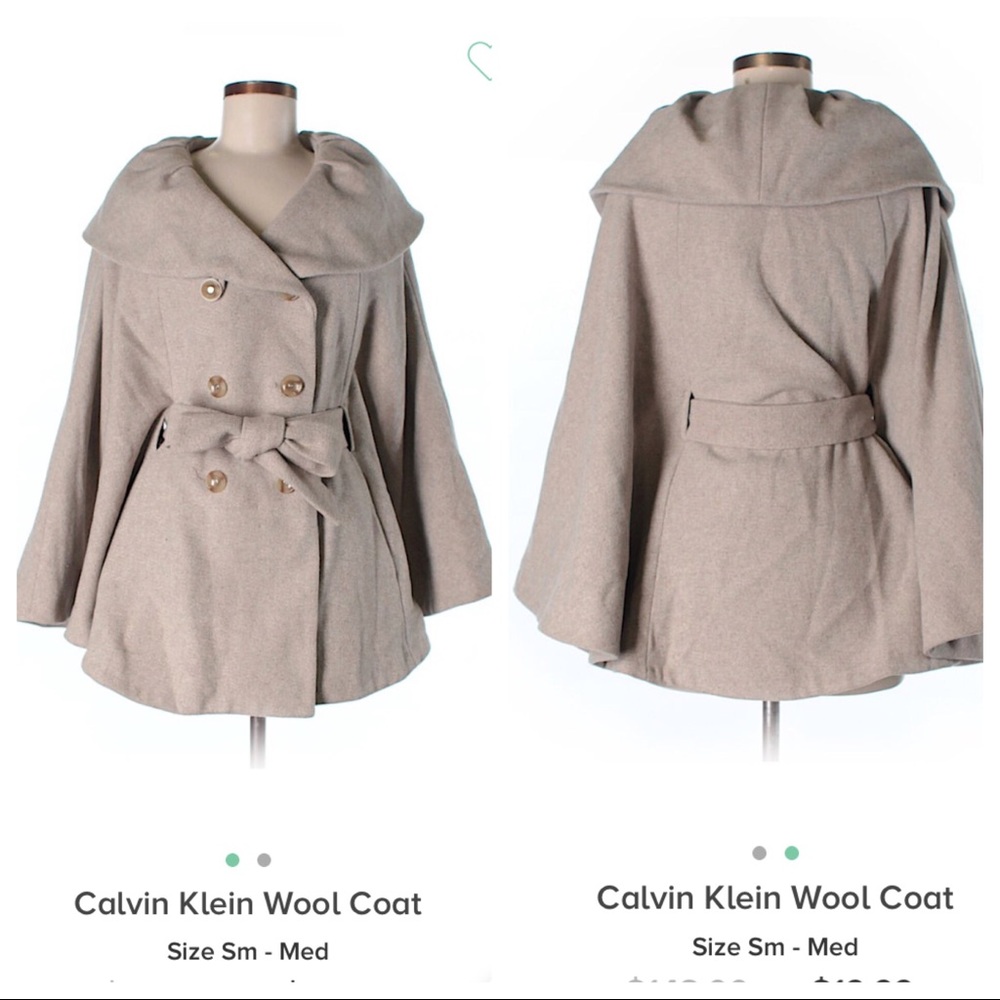Calvin Klein wool coat