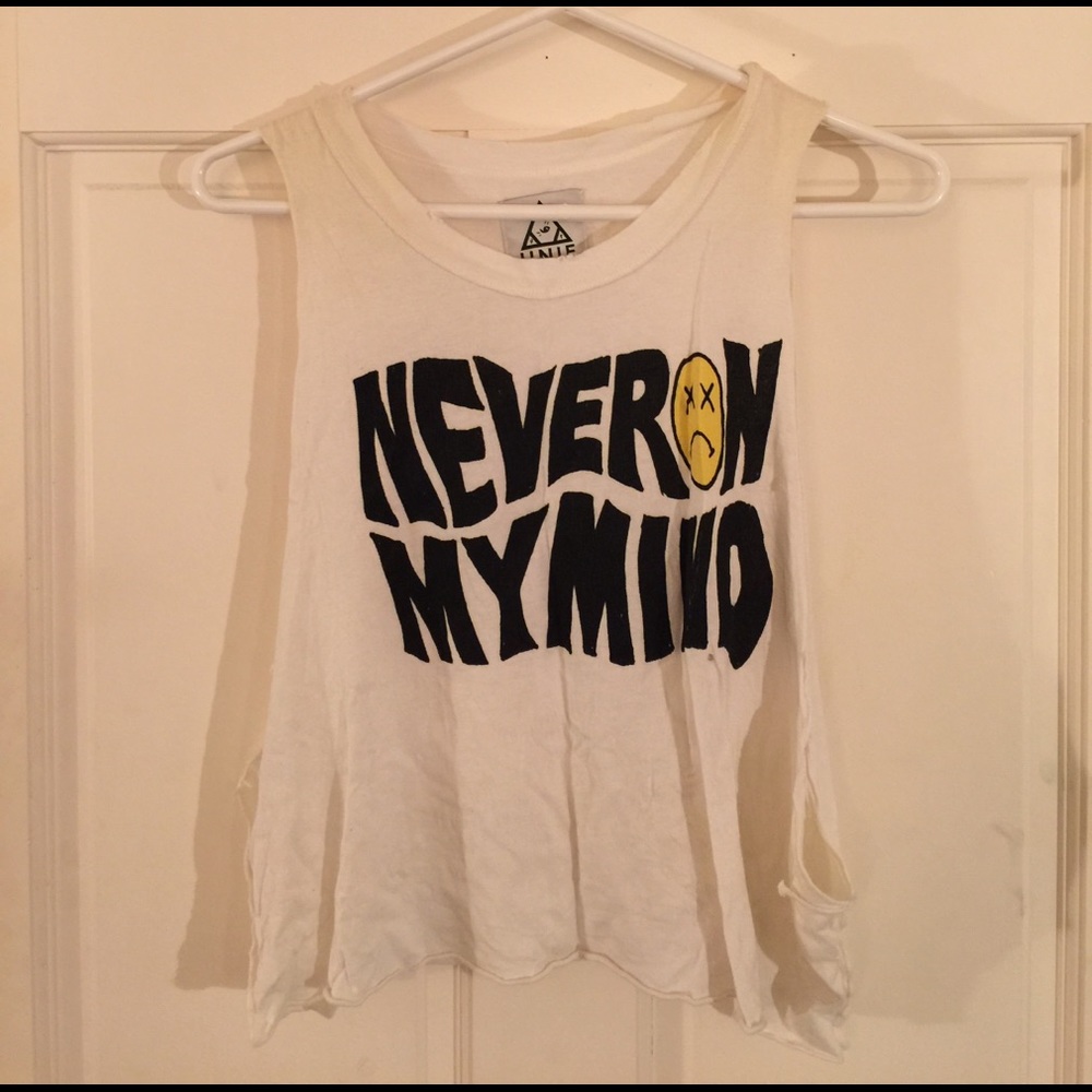 UNIF never on my mind tank cropped sz M