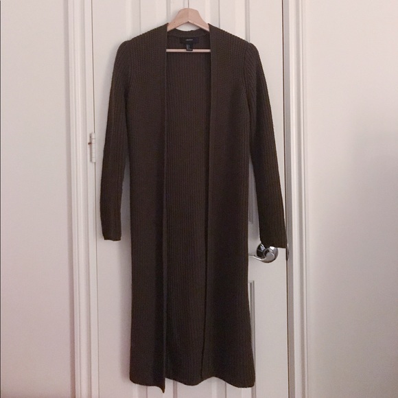 Olive Green Long Sweater - Picture 1 of 1