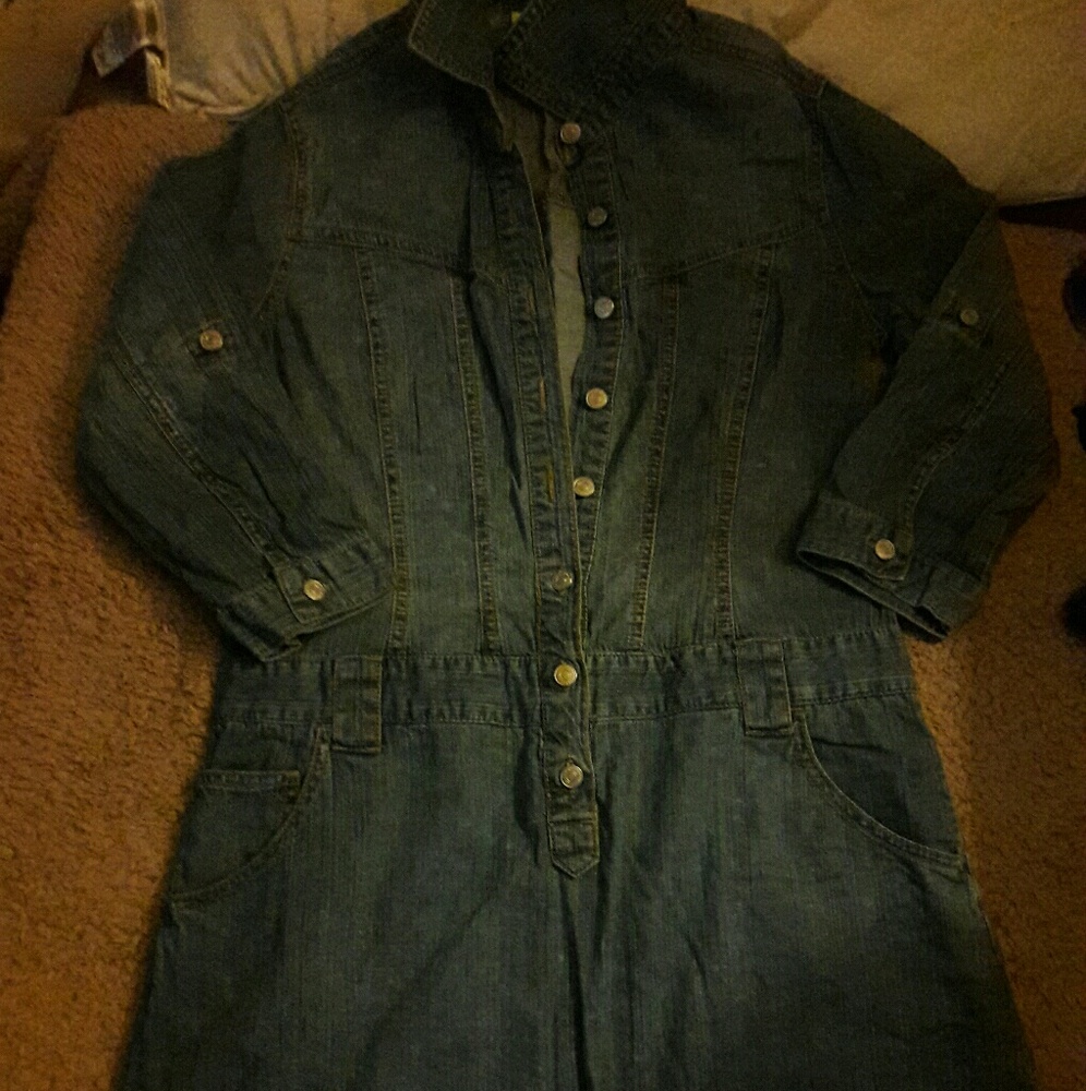 **DONATED**Jeanology, Denim, Tunic/Dress, L