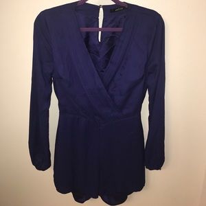 Deep Purple Hued Romper
