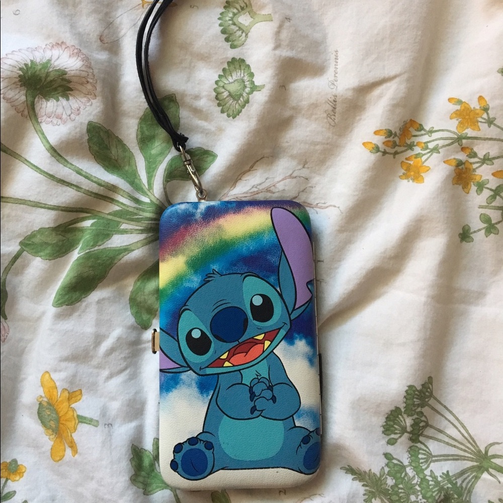iPhone 5 stitch wristlet wallet case