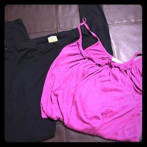 C&C tank top + leggings