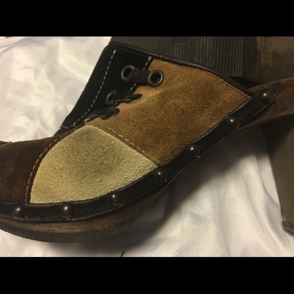 Coach Fallon P318 Suede Leather multi  Patchwork - Picture 7 of 8