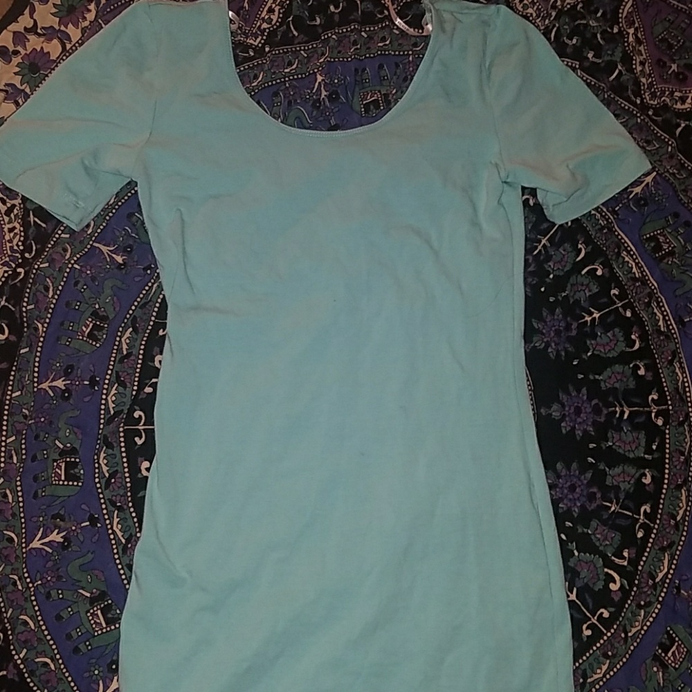 Brand new never wore blue teal mini dress