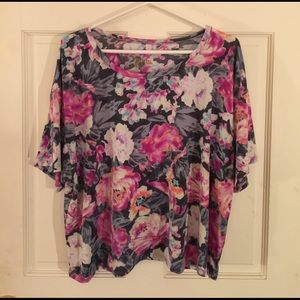 Show me your mumu floral crop top sz L