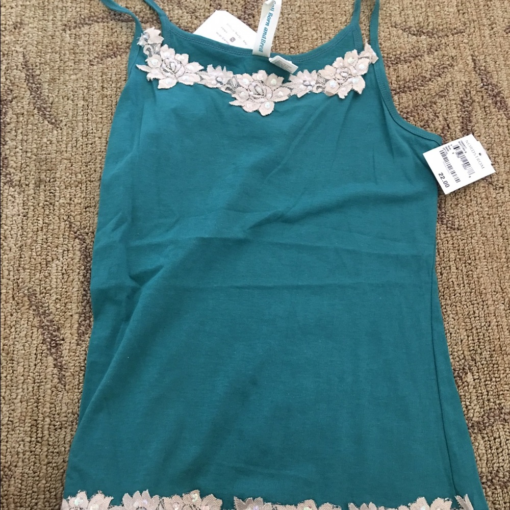 Aqua blue camisole