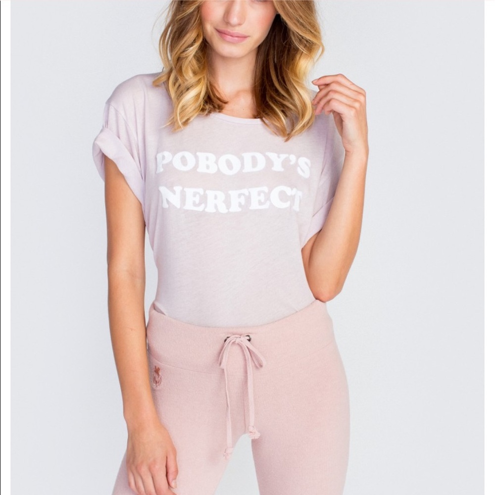 🙃Wildfox🙂Pobody's Nerfect Manchester Tee