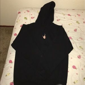 Pouya's limited edition middle finger sweatshirt