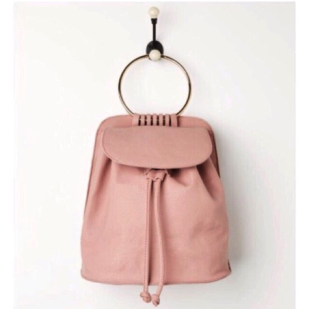 Gold ring pink backpack - Picture 3 of 6