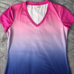 Ombre work out t-shirt