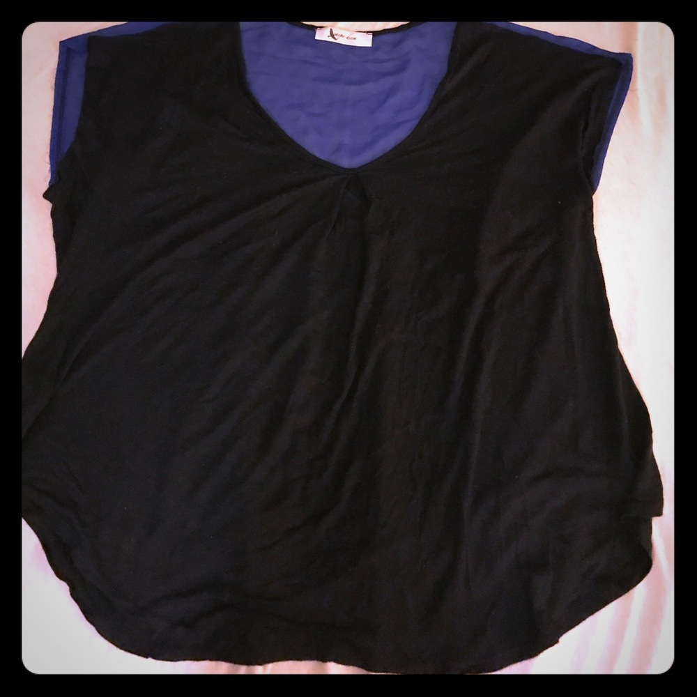 Black and Blue blouse