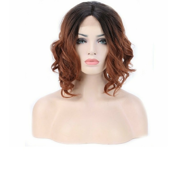 Beautiful Black to Auburn LaceFront Wig main image 4