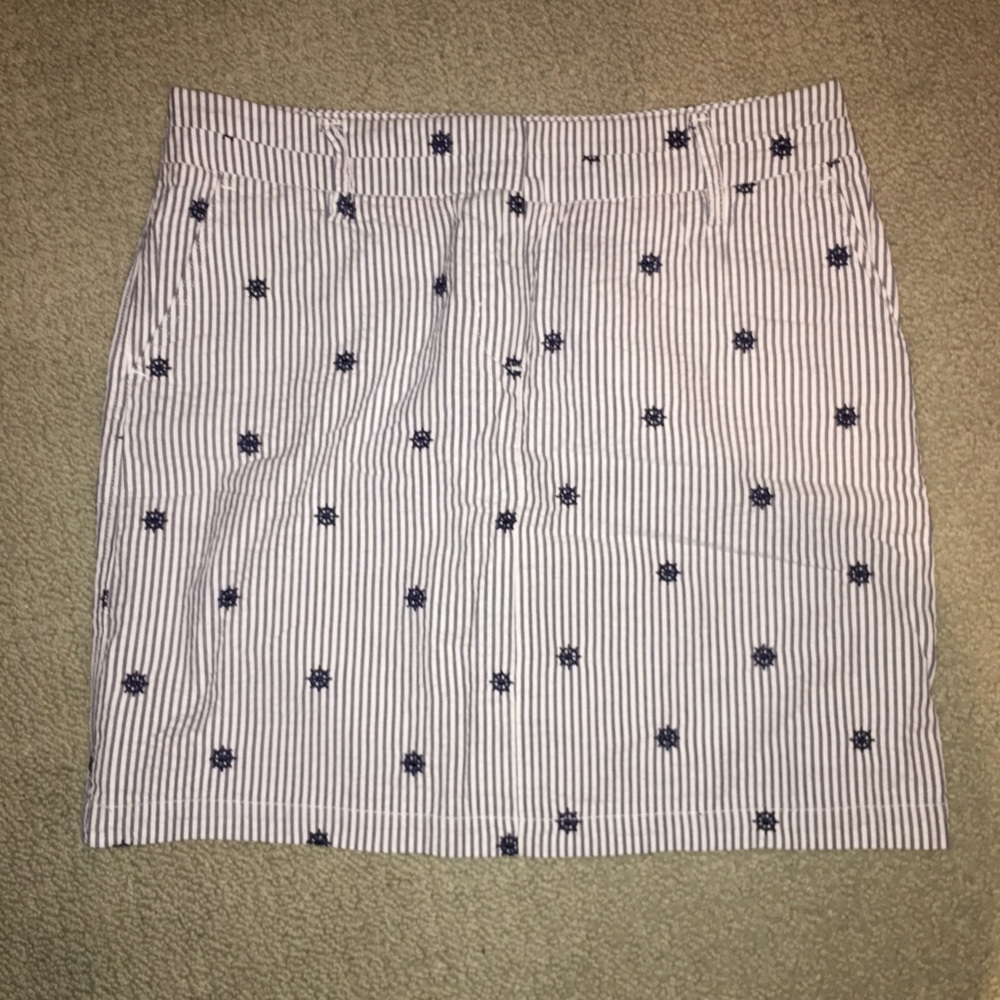 Seersucker skirt!