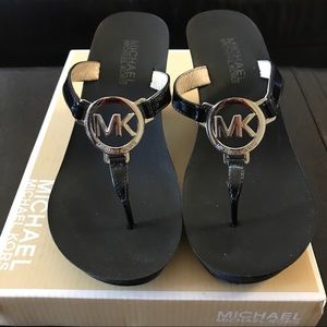 Michael Kors Wedge Thong Sandals