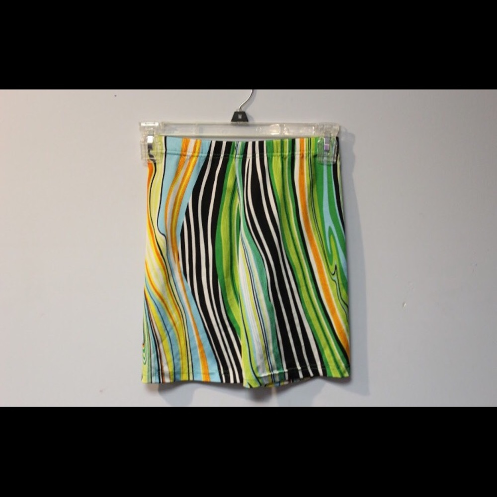 Multicolored spandex shorts from Vais