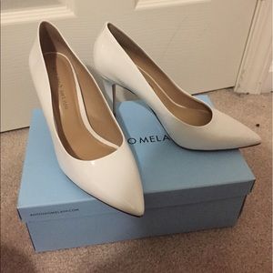 Brand new with box white heels!