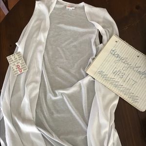 LULAROE SMALL BNWT WHITE JOY