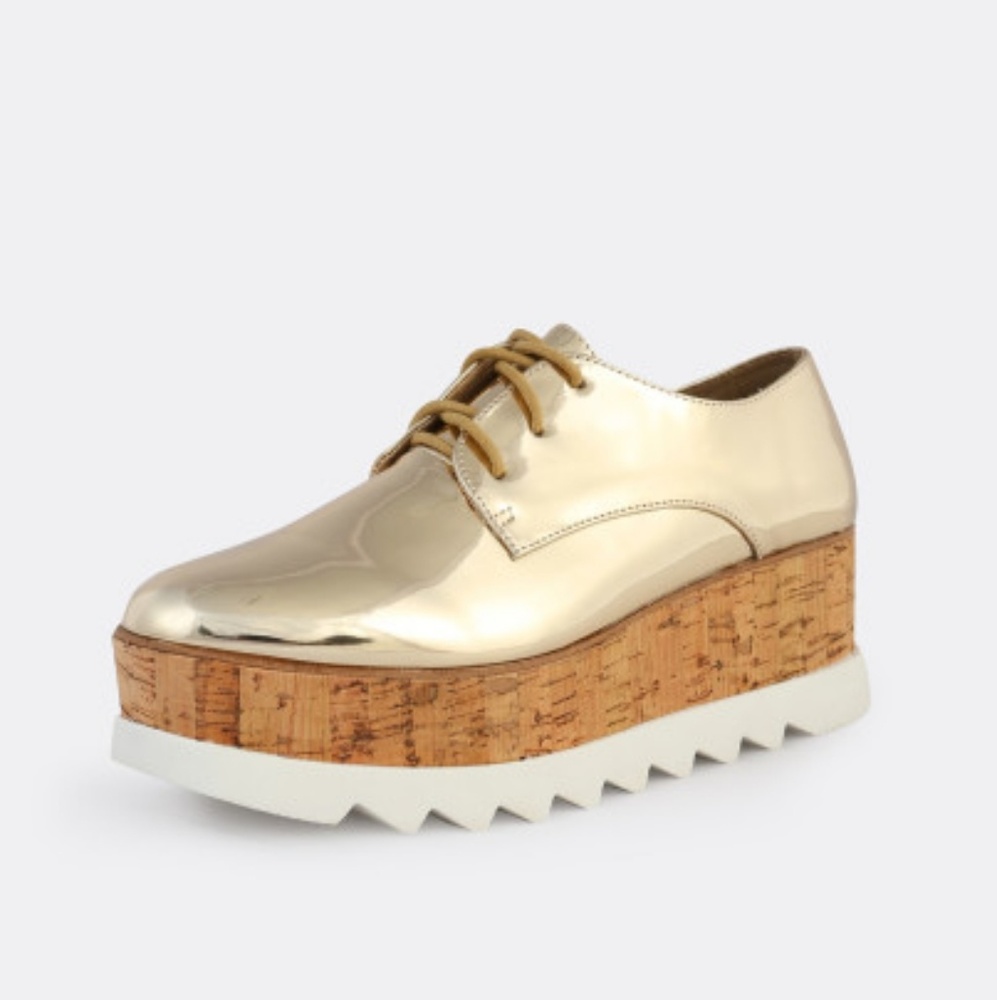 Metallic Patent Casual Shoes