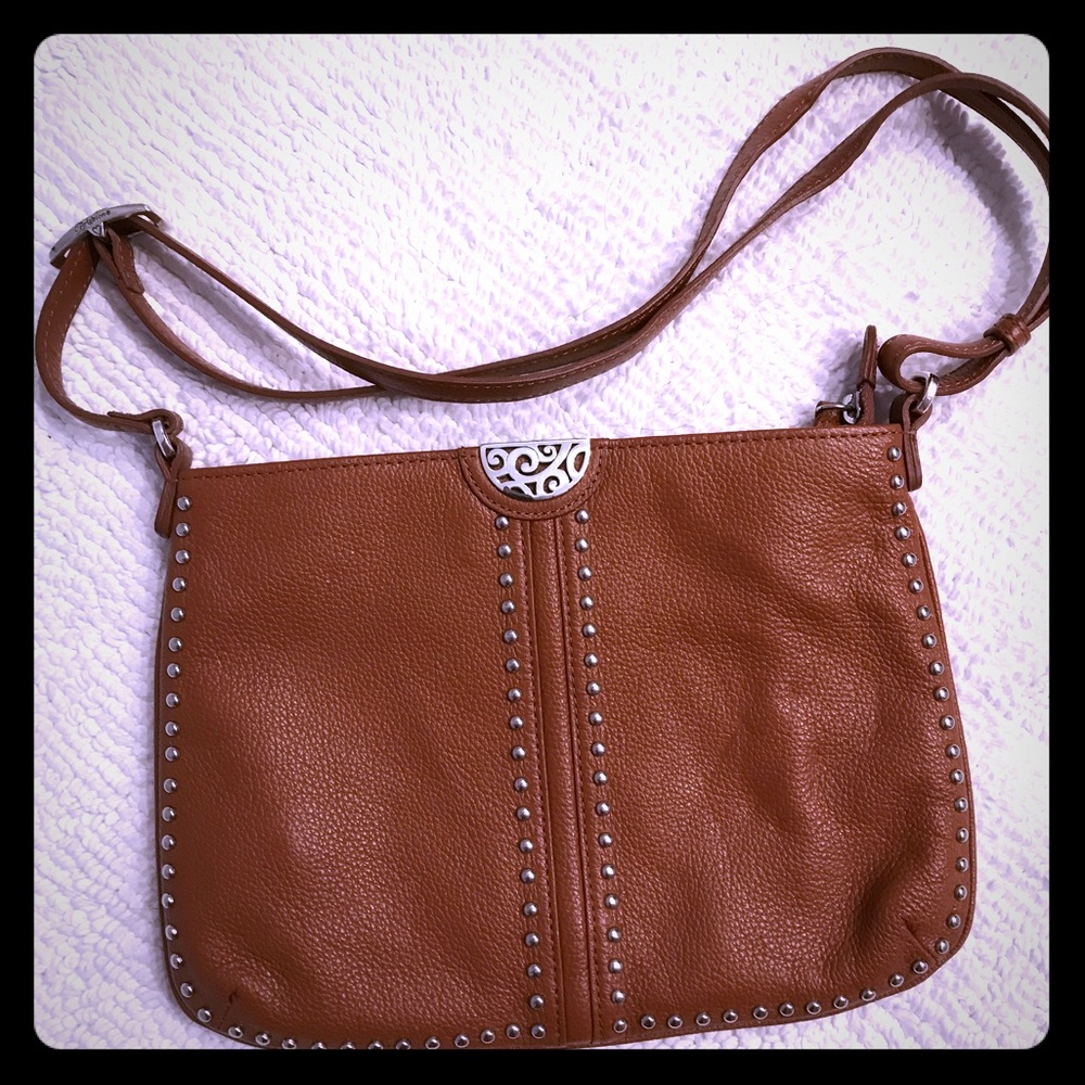 Brighton leather messenger cross body
