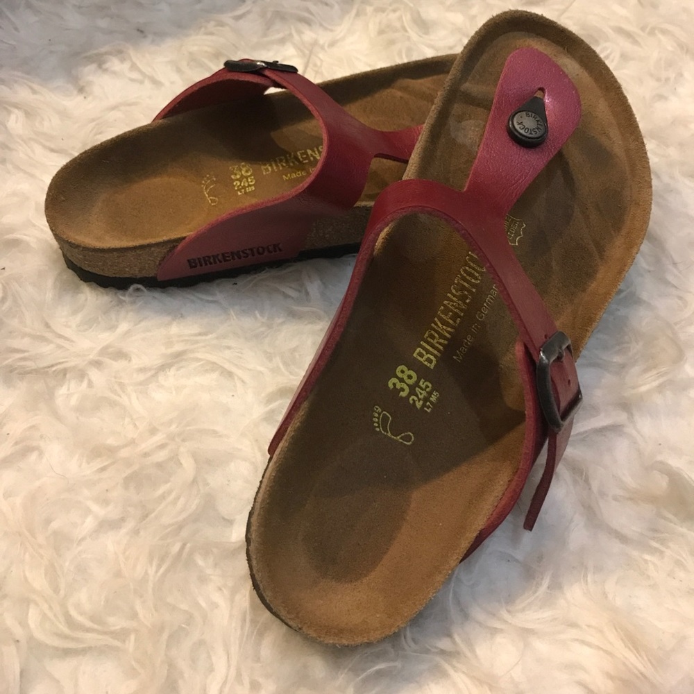Metallic Red Gizeh Birks