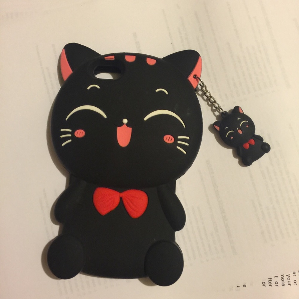 Kawaii kitty phone case for iPhone 5/5s.