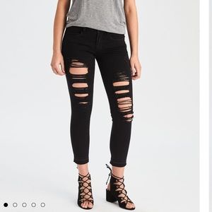 Denim X Jegging Crop