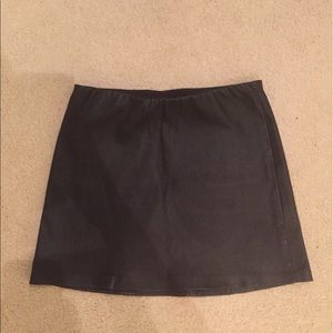 Reformation leather skirt