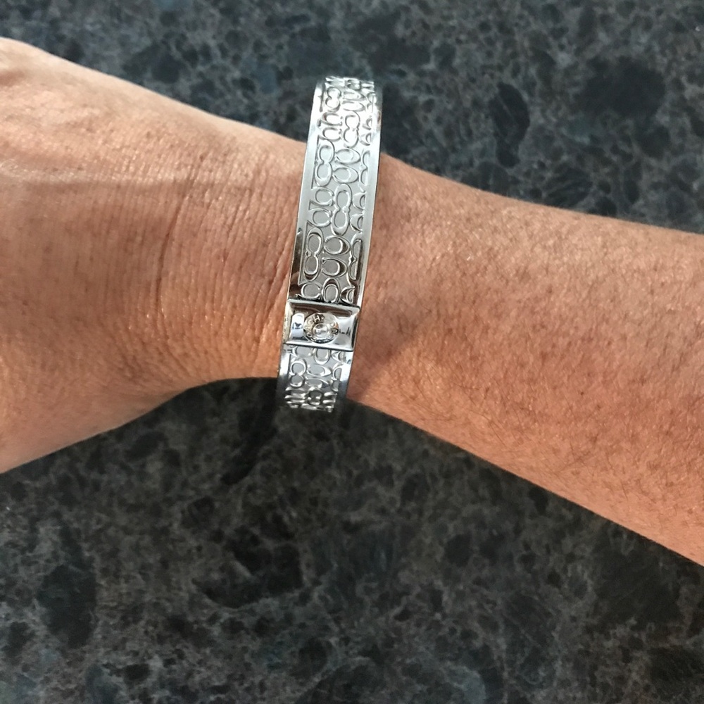 Coach Bangle Silver