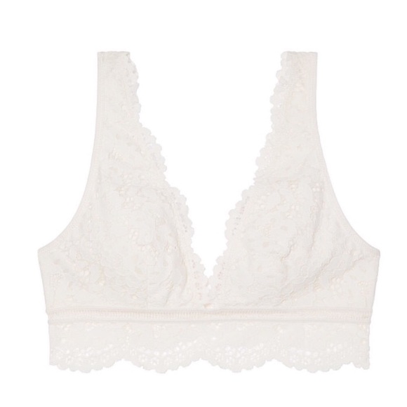 🆕 VS Deep V lace bralette - Picture 2 of 5