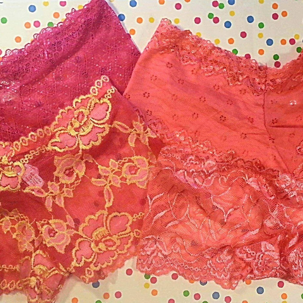 Lace boyshort panties
