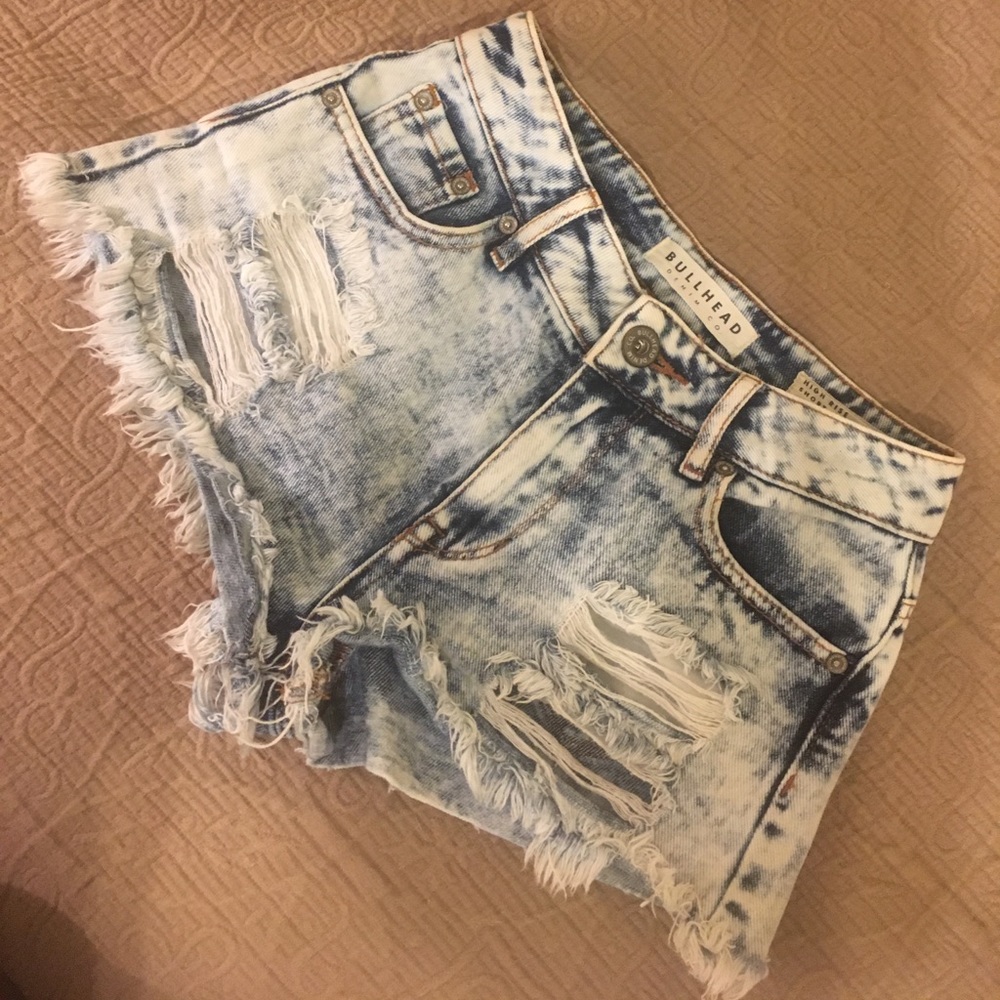 Bullhead Denim Co. High Rise Jean Shorts