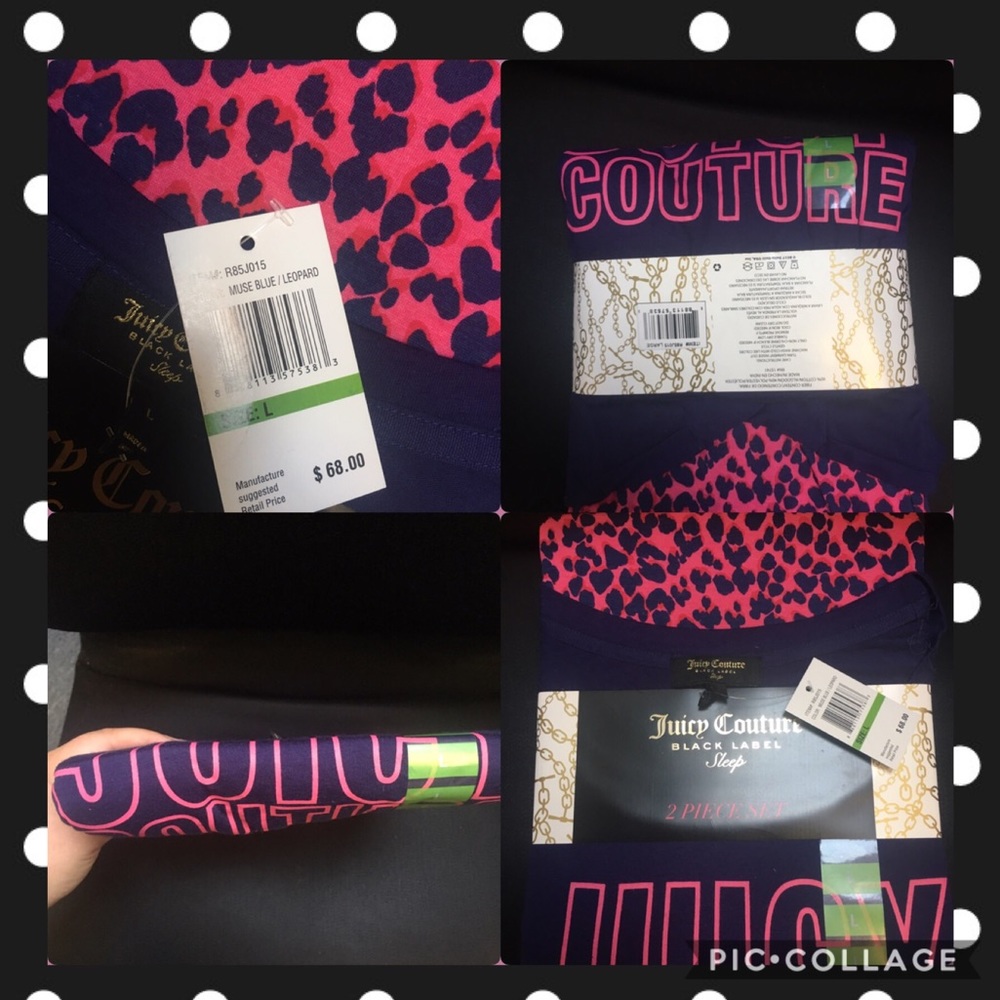 Juicy Couture 2 Piece Pajama Set😘