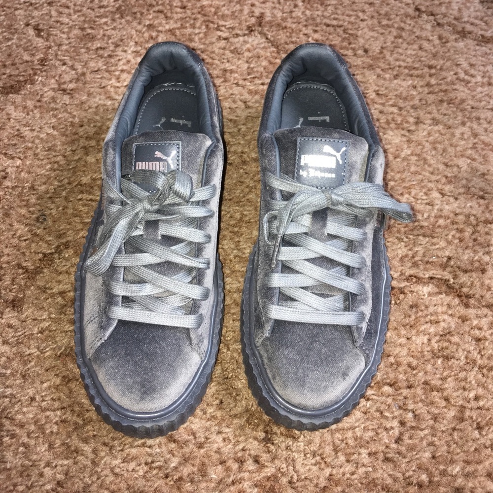 Aunthentic Velvet Fenty Creepers
