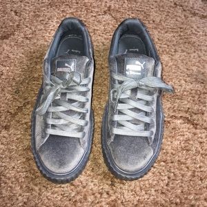 Aunthentic Velvet Fenty Creepers