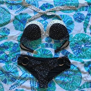 Victoria's Secret Black & White Bombshell Bikini