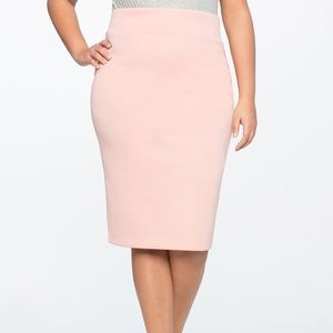 neoprene pencil skirt